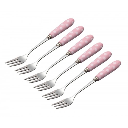 Sweetly Does It Deluxe Ceramic Handled Cake Forks