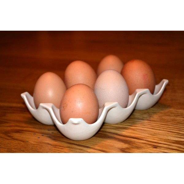 International Cookware Design Ceramic 6 Egg Tray